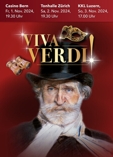 Viva Verdi! – Die grosse Giuseppe Verdi Operngala in Bern, Luzern und Zürich | © Obrasso Concerts