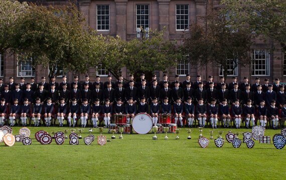 The George Watson’s College Pipe Band