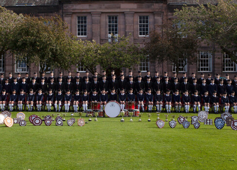 The George Watson’s College Pipe Band