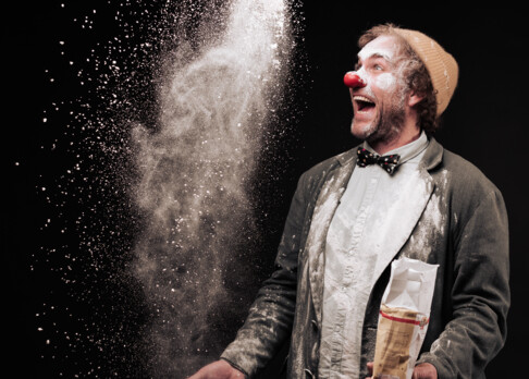 Kurt Bucher als Clown Jeanloup